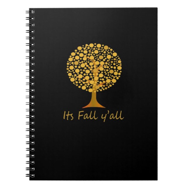 It’s Fall Y’all Minimal Clean Notebook (Front)