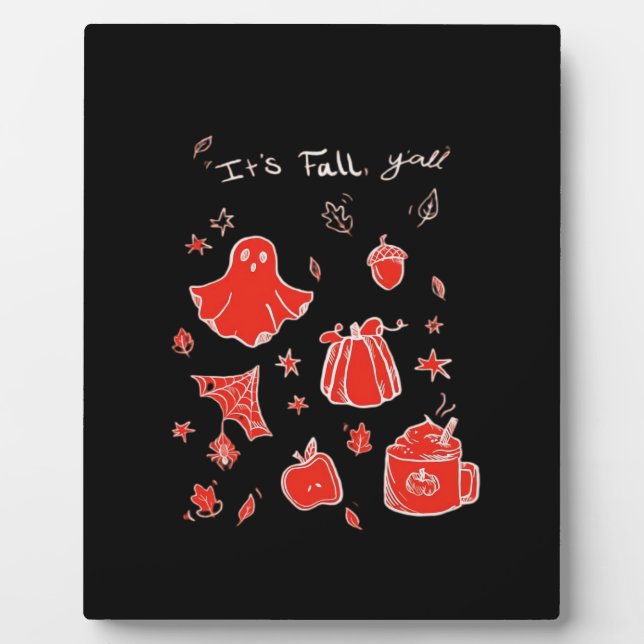 It’s Fall Y’all Minimal Clean Plaque (Front)