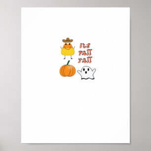 It’s Fall Y’all Minimal Clean Poster