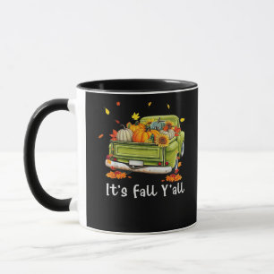 It’s Fall Y’all Pumpkin Autumn Hello Fall Vintage Mug