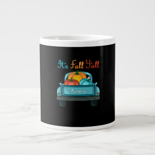 It’s Fall Y’all Pumpkin Cool Unique Large Coffee Mug