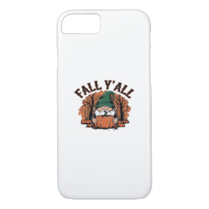 It’s Fall Y’all Pumpkin Gnome Autumn Retro Classic Case-Mate iPhone Case