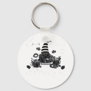 It’s Fall Y’all Pumpkin Gnome Autumn Tree Hello Fa Keychain