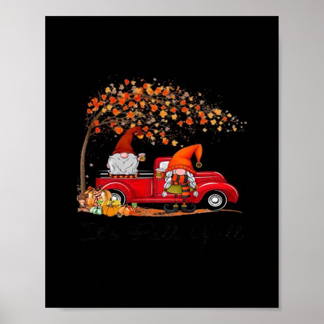 It’s Fall Y’all Pumpkin Halloween Poster (Front)