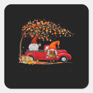 It’s Fall Y’all Pumpkin Halloween Square Sticker