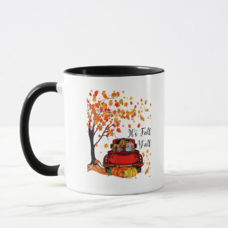 It’s Fall Y’all Pumpkin Leopard Fall Season Autumn Mug