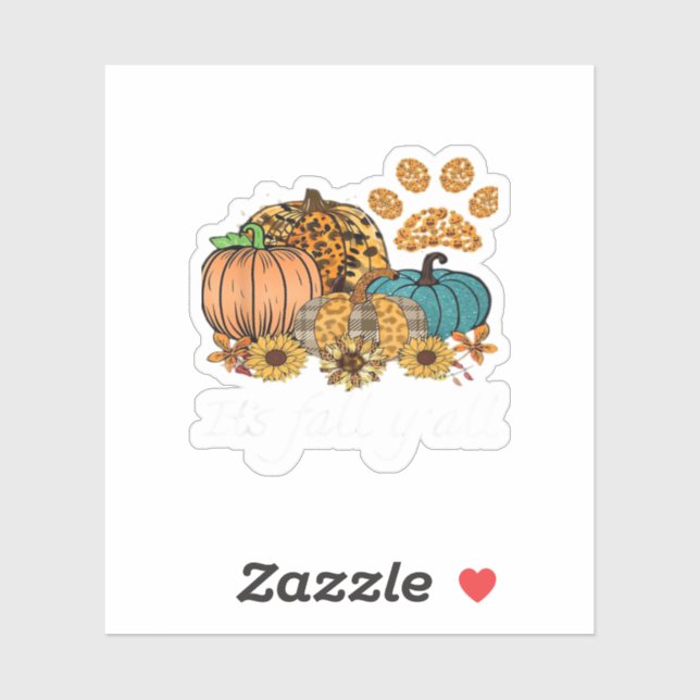 It’s Fall Y’all Pumpkin Minimal Clean (Sheet)