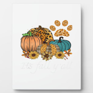 It’s Fall Y’all Pumpkin Minimal Clean Plaque