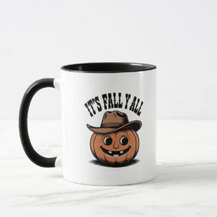 It’s Fall Y’all Pumpkin Trendy Graphic Mug