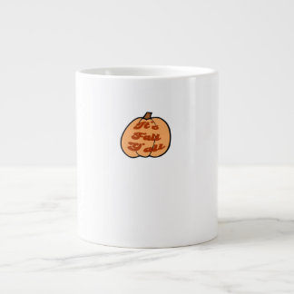 It’s Fall Y’all Pumpkin Vintage Cool Large Coffee Mug
