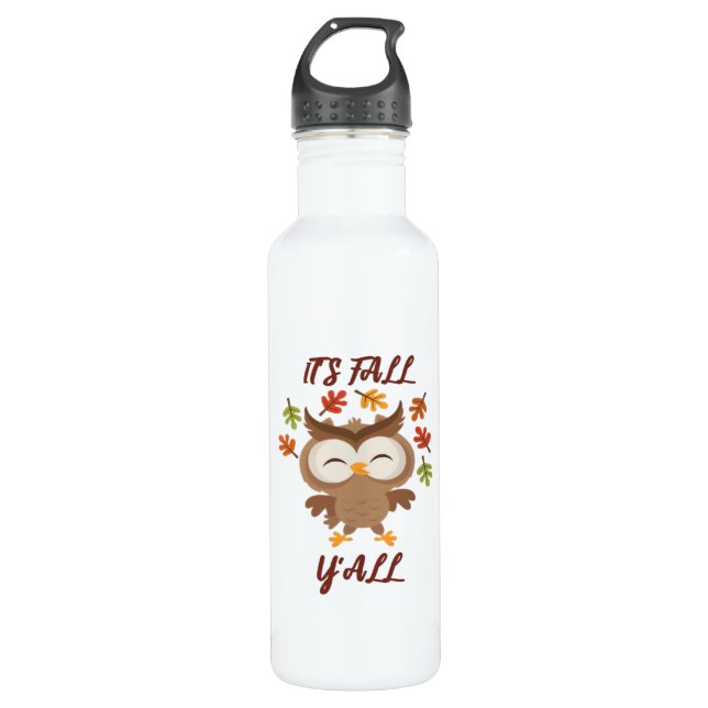 It’s Fall Y’all Quote Trendy 710 Ml Water Bottle (Front)