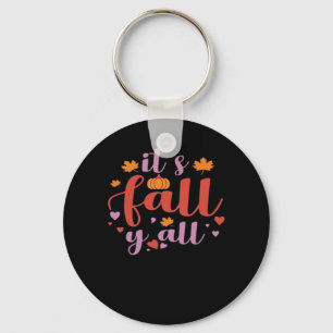 It’s Fall Y’all Retro Classic Keychain