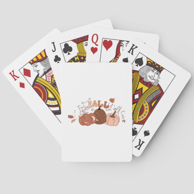 It’s Fall Y’all Retro Classic Playing Cards (Back)