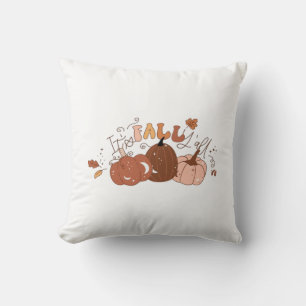 It’s Fall Y’all Retro Classic Throw Pillow