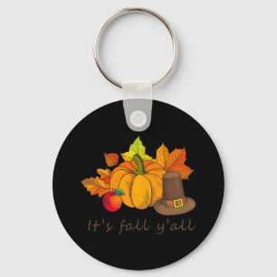It’s Fall Y’all Retro Style Keychain