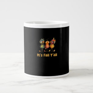 It’s Fall Y’all Rustic Minimal Clean Large Coffee Mug