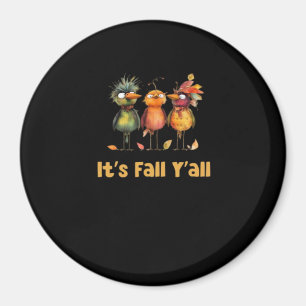 It’s Fall Y’all Rustic Minimal Clean Magnet