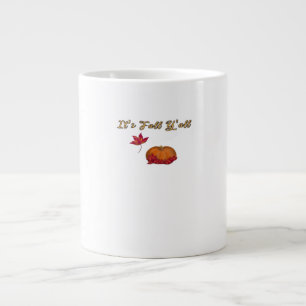 It’s Fall Y’all Unique Graphic Large Coffee Mug