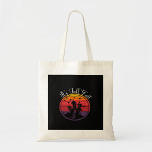 It’s Fall Y’all Vintage Halloween Scene Fall Tote Bag