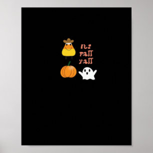 It’s Fall Y’all Vintage Style Poster