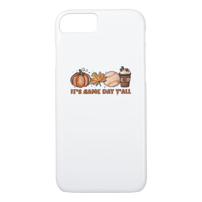 It’s Game Day Y’all, Fall Baseball Case-Mate iPhone Case (Back)
