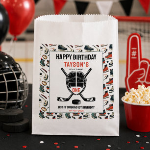 It’s Game Time Hockey 1st Birthday Party Favour Bag
