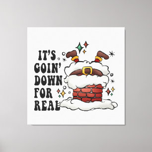it s going down for real canvas print