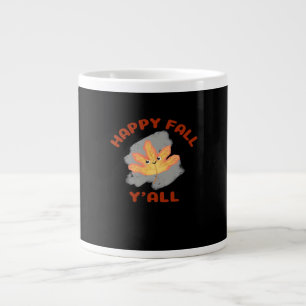 It’s Happy Fall Y’all Retro Classic Large Coffee Mug