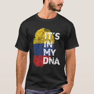 It s In My DNA Colombian Pride Heritage T-Shirt