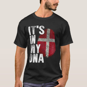 It s in my DNA Denmark Flag Danish T-Shirt