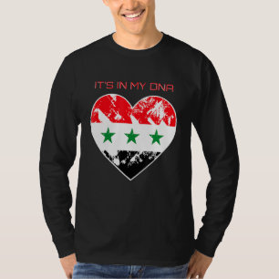It S In My Dna Iraq Proud Iraqi Heart Flag T-Shirt
