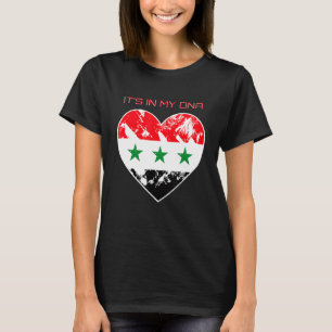 It S In My Dna Iraq Proud Iraqi Heart Flag T-Shirt