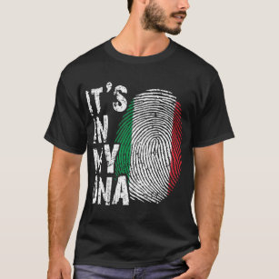 It_s in my DNA Italy Italian genes flag thumb Rome T-Shirt