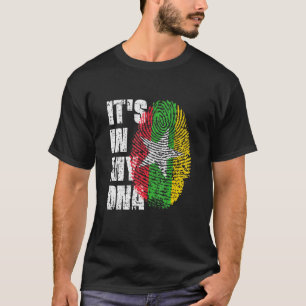 It S In My Dna Myanmar Flag Flag Burmese T-Shirt