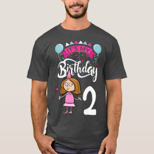 It`s My Birthday 2 Themed Fairy Birthday T-Shirt