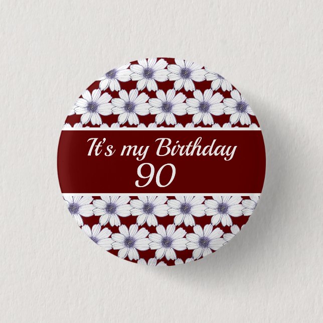 It’s my Birthday Custom Birthday 1 Inch Round Button (Front)