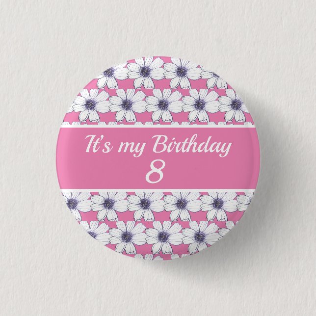 It’s my Birthday Custom Birthday 1 Inch Round Button (Front)