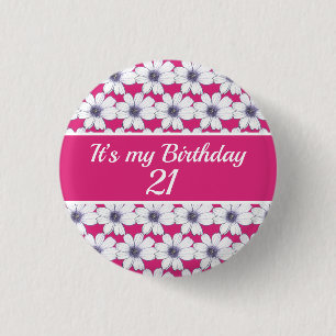 It’s my Birthday Custom Birthday 1 Inch Round Button