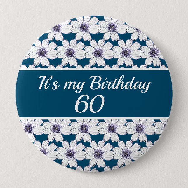 It’s my Birthday Custom Birthday 4 Inch Round Button (Front)