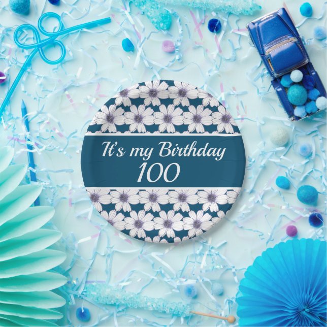 It’s my Birthday Custom Birthday Party Paper Plate (Party)