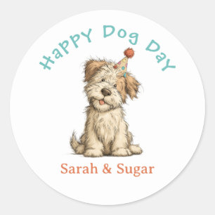 It’s My Day Dog Stickers – Funny Custom Pet Name