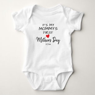 It’s My Mommy’s First Mother’s Day Baby Bodysuit
