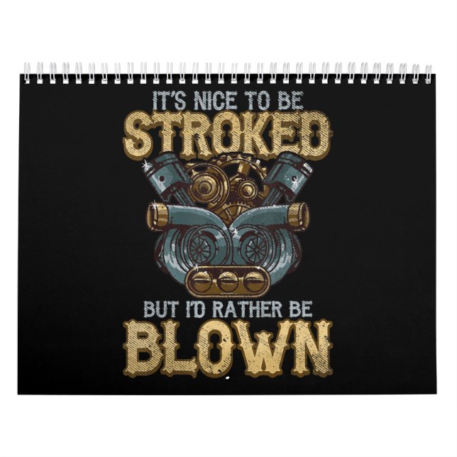 It’s Nice To Be Blown Funny Art Gift Calendar (Cover)