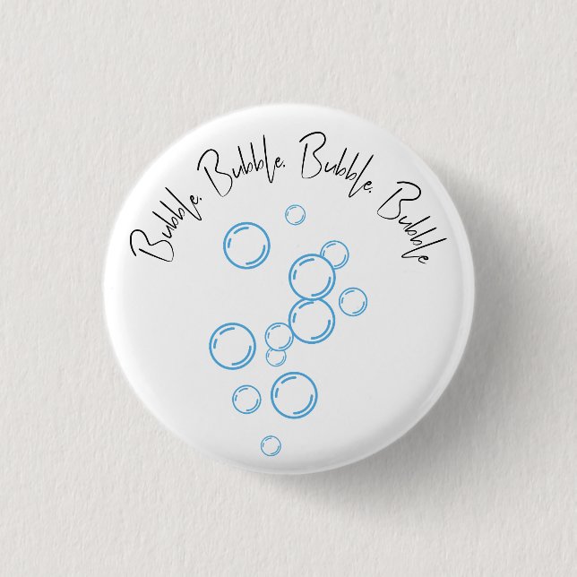 It’s nobody’s fault bubbles up 1 inch round button (Front)