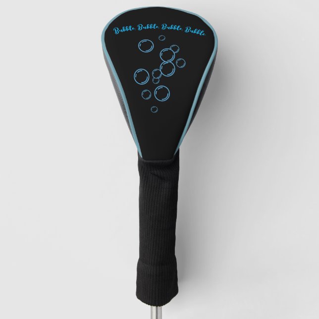 It’s nobody’s fault bubbles up golf head cover (Front)