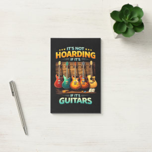  It’s Not Hoarding If It’s Guitars Post-it Notes