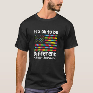 It´s Ok to be different April is Autism Awareness T-Shirt