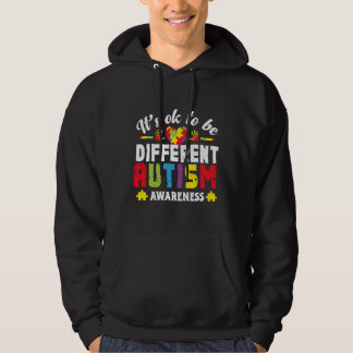 It S Ok To Be Different Autism Awareness 40 Hoodie