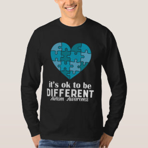 It S Ok To Be Different Autism Awareness 42 T-Shirt