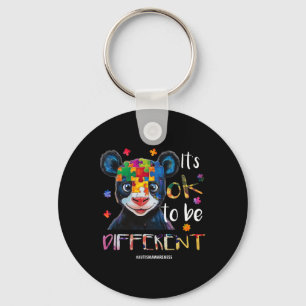 It’s Ok To Be Different - Autism Awareness Panda Keychain